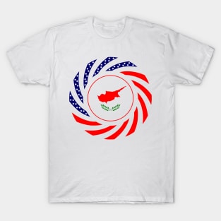 Cypriot American Multinational Patriot Flag Series T-Shirt